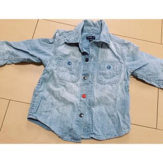 ギャップ(GAP)のBaby gap シワ加工 デニムシャツ(シャツ/カットソー)