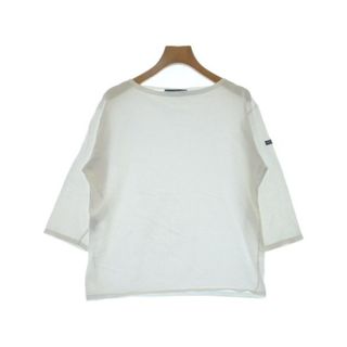 セントジェームス(SAINT JAMES)のSAINT JAMES セントジェームス Tシャツ・カットソー 3(L位) 白 【古着】【中古】(カットソー(半袖/袖なし))