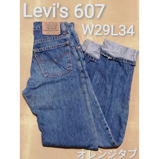 リーバイス(Levi's)のLevi's 607　W29L34 　オレンジタブ　スリムストレート(デニム/ジーンズ)