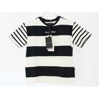 トミーヒルフィガー(TOMMY HILFIGER)の【夏物 新入荷!】新品 未使用品[トミーヒルフィガー/TOMMY HILFIGER]92cm 半袖Tシャツ/半袖カットソー 濃紺×白 '22年製 子供服 キッズ kids 男の子 女の子 夏 tops 425042(Tシャツ/カットソー)