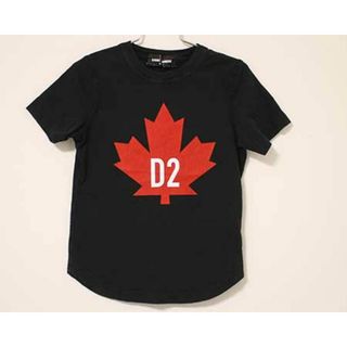 ディースクエアード(DSQUARED2)の【夏物 新入荷!】〓ディースクエアード/Dsquared2〓115cm 半袖Tシャツ/半袖カットソー 黒×赤 【中古】 子供服 キッズ kids  男の子 女の子   夏 tops 425042(Tシャツ/カットソー)