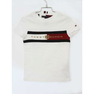 トミーヒルフィガー(TOMMY HILFIGER)の【夏物 新入荷!】[トミーヒルフィガー/TOMMY HILFIGER]110cm 半袖Tシャツ/半袖カットソー 白 '21年製【中古】子供服 キッズ kids 男の子 女の子 夏 tops 425042(Tシャツ/カットソー)