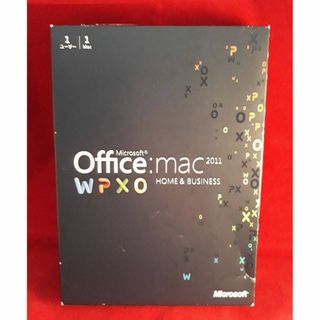 マイクロソフト(Microsoft)の正規●Microsoft Office for Mac Home2011●製品版(その他)