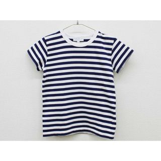 アニエスベー(agnes b.)の【夏物 新入荷!】〔アニエスb/アニエスベー/agnes b. ENFANT〕135cm 半袖Tシャツ/半袖カットソー 紺×白【中古】子供服 キッズ kids  男の子 女の子 夏 tops 425042(Tシャツ/カットソー)