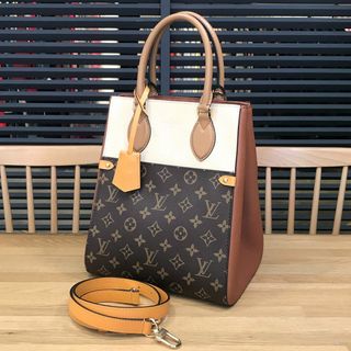 LOUIS VUITTON - 未使用 ルイヴィトン モノグラム フォールドトートMM 2WAYハンドバッグ