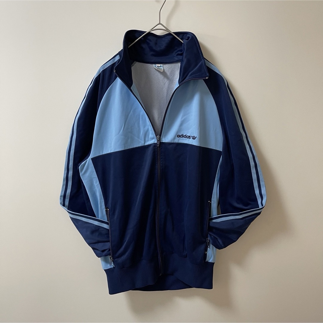 adidas - 美品70s】アディダス刺繍トラックジャケット古着 adidas - 美品70s】アディダス刺繍トラックジャケット古着