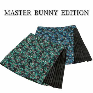 マスターバニーエディション(MASTER BUNNY EDITION)のMASTER BUNNY EDITION 花柄プリーツラップスカート 大人綺麗め(ウエア)