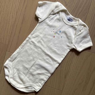 プチバトー(PETIT BATEAU)のプチバトー　ロンパース　12M(ロンパース)