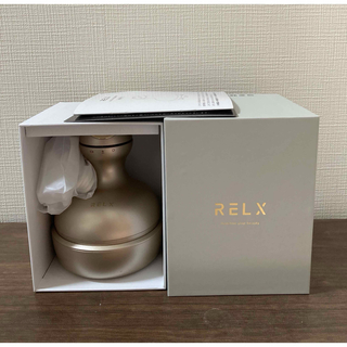 RELX ヘッドスパ 電動頭皮ブラシ ゴールド(ボディケア/エステ)