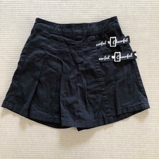スカートパンツ　150㎝　ブラック　ショートパンツ  140㎝