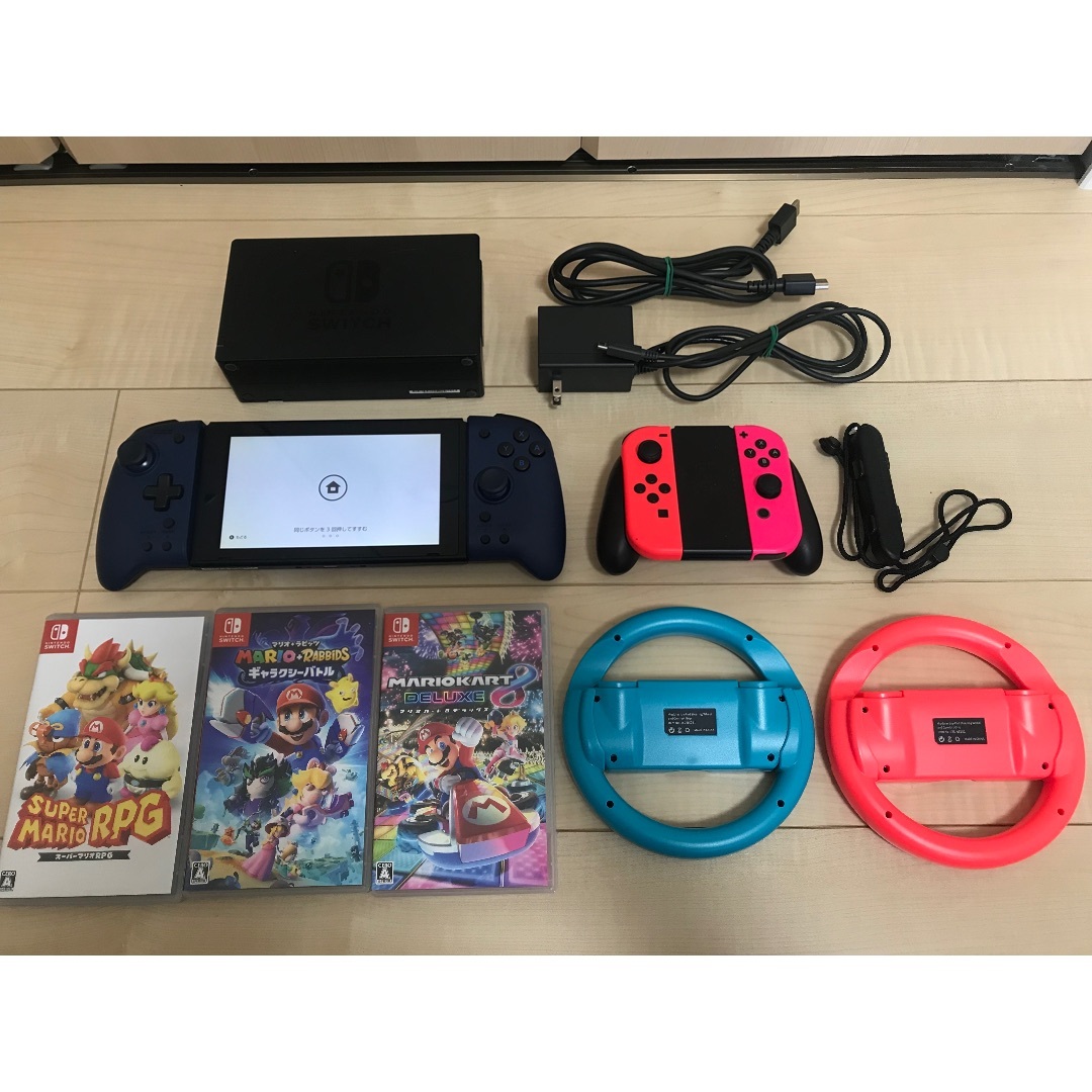 Switch Nintendo 本体 ソフト3本 おまけ付き-セット販売品