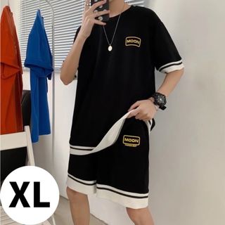 【新入荷！】XL　メンズ　セットアップ　スポーツ　カジュアル　半袖　短パン　夏(Tシャツ/カットソー(半袖/袖なし))