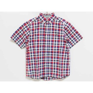 LACOSTE - 【夏物 新入荷!】‡ラコステ/LACOSTE‡130cm 半袖シャツ 紺×赤【中古】子供服 キッズ kids 男の子 夏 tops 425042