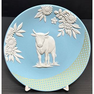 ウェッジウッド(WEDGWOOD)のウェッジウッド 干支トレイ 2021 丑 うし　 WEDGWOOD(食器)