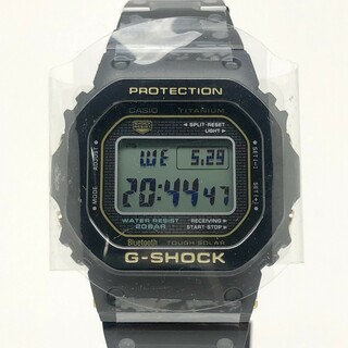 ジーショック(G-SHOCK)のG-SHOCK ジーショック CASIO カシオ 腕時計 GMW-B5000TB-1JR 電波ソーラー デジタル メンズ ブラック チタン(腕時計(デジタル))