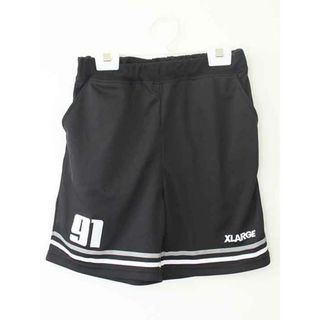 エクストララージ(XLARGE)の【夏物 新入荷!】†エクストララージ/XLARGE†140cm ショートパンツ/ハーフパンツ/半ズボン/短パン 黒 23年製【中古】子供服 キッズ kids ジュニア 女の子 夏 bottoms 135042(パンツ/スパッツ)