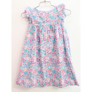 ジャカディ(Jacadi)の【夏物 新入荷!】♪ジャカディ/jacadi♪104cm ノースリーブワンピース ラベンダー系 リバティ【中古】子供服 キッズ kids 女の子 夏 onepi  825042(ワンピース)