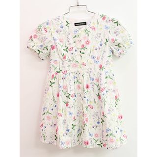 ベベ(BeBe)の【夏物 新入荷!】♪ベベ/bebe♪100cm 半袖ワンピース 白系【中古】子供服 キッズ kids 女の子 夏 onepi  825042(ワンピース)