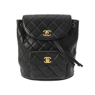 シャネル(CHANEL)のシャネル マトラッセ バックパック リュック・デイパック 黒(リュック/バックパック)