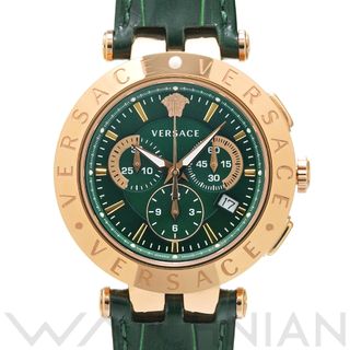 ヴェルサーチ(VERSACE)の中古 ヴェルサーチ VERSACE VERQ00420 グリーン メンズ 腕時計(腕時計(アナログ))