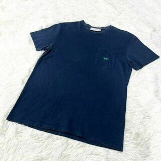 MAISON KITSUNE' - MAISON KITSUNE Tシャツ ポケット 刺繍 キツネ ユニセックスS