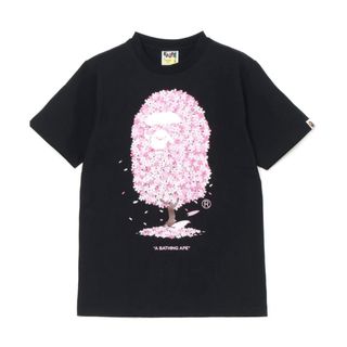 アベイシングエイプ(A BATHING APE)のアベイシングエイプ　 桜　Tシャツ　L(Tシャツ/カットソー(半袖/袖なし))