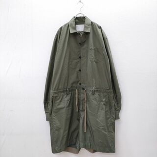 サカイ(sacai)のSacai Cotton Weather Jumpsuits 22-02723M サイズ3 オールインワン ジャンプスーツ ツナギ カーキ メンズ サカイ【中古】4-0512M☆(その他)