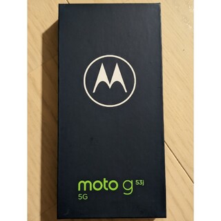 モトローラ(Motorola)のMotorola moto g53j 5g インクブラック(スマートフォン本体)