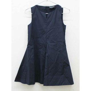 エンポリオアルマーニ(Emporio Armani)の【夏物 新入荷!】▽エンポリオアルマーニ/EMPORIO ARMANI▽136cm ノースリーブワンピース 濃紺【中古】子供服 キッズ kids 女の子 夏 onepi 725042(ワンピース)