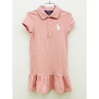 ラルフローレン(Ralph Lauren)の【夏物 新入荷!】▲ラルフローレン/Ralph Lauren▲120cm(6) 半袖ポロワンピース ピンク【中古】子供服 キッズ kids 女の子 夏 onepi 725042(ワンピース)