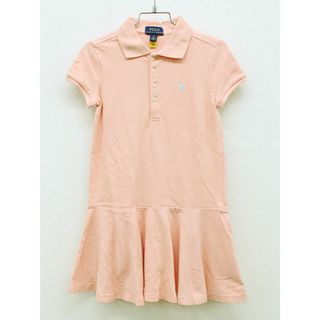 ラルフローレン(Ralph Lauren)の【夏物 新入荷!】▲ラルフローレン/Ralph Lauren▲120cm(6) 半袖ポロワンピース サーモンピンク【中古】子供服 キッズ kids 女の子 夏 onepi 725042(ワンピース)