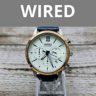 WIRED - 動作品　SEIKO WIRED　腕時計　メンズ　レザー　ワイアード　定価3万円