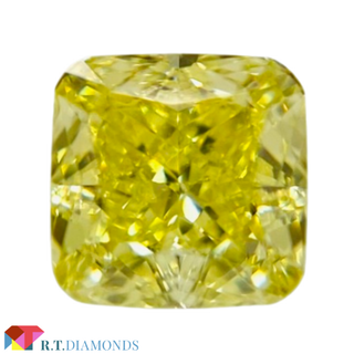 FANCY INTENSE YELLOW 0.380ct X/RT2762(その他)