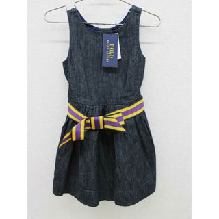 ラルフローレン(Ralph Lauren)の【夏物 新入荷!】新品未使用品＜ラルフローレン/Ralph Lauren＞110cm ノースリーブワンピース 紺 子供服 キッズ kids 女の子 夏 onepi 425042(ワンピース)