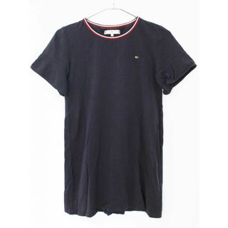 トミーヒルフィガー(TOMMY HILFIGER)の【夏物 新入荷!】[トミーヒルフィガー/TOMMY HILFIGER]140cm 半袖ワンピース 紺【中古】子供服 キッズ kids ジュニア 女の子 夏 tops 425042(ワンピース)