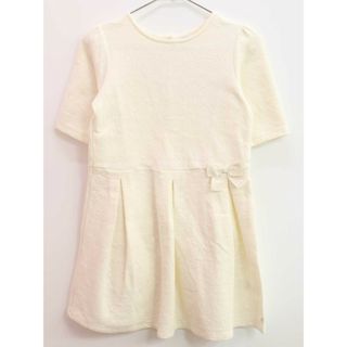 プチバトー(PETIT BATEAU)の【夏物 新入荷!】◇プチバトー/PETIT BATEAU◇140cm 半袖ワンピース アイボリー【中古】子供服 キッズ kids ジュニア 女の子 春夏秋 onepi 325042(ワンピース)