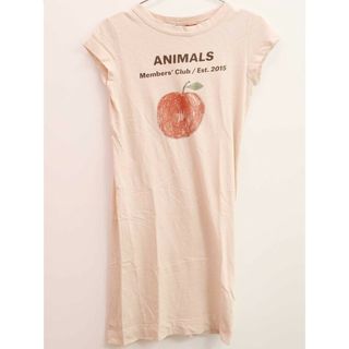 【夏物 新入荷!】◇ジアニマルズオブザーバトリー/THE ANIMALS OBSERVATORY◇146cm 半袖ワンピース くすみピンク【中古】子供服 キッズ kids ジュニア 女の子 夏 onepi 325042(ワンピース)