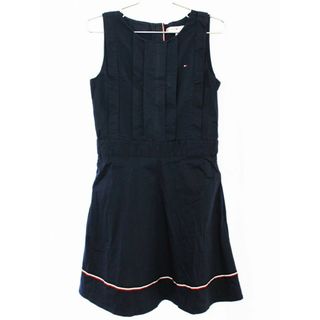 トミーヒルフィガー(TOMMY HILFIGER)の【夏物 新入荷!】[トミーヒルフィガー/TOMMY HILFIGER]128cm ノースリーブワンピース 紺【中古】子供服 キッズ kids 女の子 夏 onepi 425042(ワンピース)