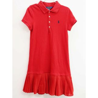 ラルフローレン(Ralph Lauren)の【夏物 新入荷!】◇ラルフローレン/Ralph Lauren◇140cm 半袖ワンピース 赤【中古】子供服 キッズ kids ジュニア 女の子 夏 onepi 325042(ワンピース)