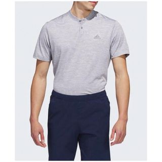 アディダス(adidas)の送料無料 新品 adidas ストライプ ゴルフ ポロシャツ XL GR(ウエア)