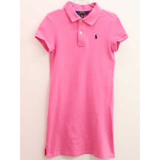 ラルフローレン(Ralph Lauren)の【夏物 新入荷!】◇ラルフローレン/Ralph Lauren◇140cm 半袖ワンピース ピンク【中古】子供服 キッズ kids ジュニア 女の子 夏 onepi 325042(ワンピース)