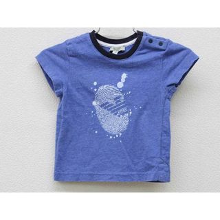 【夏物 新入荷!】▽アルマーニベビー/Armani baby▽68cm 半袖Tシャツ/半袖カットソー ブルー【中古】子供服 キッズ kids ベビー服 baby 男の子 夏 tops 425042(Ｔシャツ)