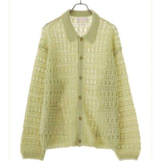 YOKE - YOKE 23SS MOHAIR SILK MESH KNIT SHIRT