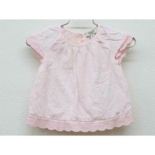 【夏物 新入荷!】▽アルマーニベビー/Armani baby▽62cm 半袖ブラウス ピンク【中古】子供服 キッズ kids ベビー服 baby 女の子 夏 tops 425042(シャツ/カットソー)