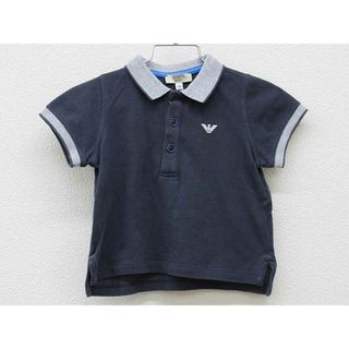 【夏物 新入荷!】▽アルマーニベビー/Armani baby▽74cm 半袖ポロシャツ 紺【中古】子供服 キッズ kids ベビー服 baby 男の子 夏 tops 425042(シャツ/カットソー)