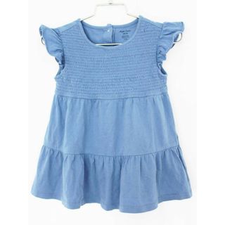 ラルフローレン(Ralph Lauren)の【夏物 新入荷!】[ラルフローレン/Ralph Lauren]90cm 半袖ワンピース ブルー【中古】子供服 キッズ kids ベビー服 baby 女の子 夏 onepi 825042(ワンピース)