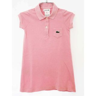 ラコステ(LACOSTE)の【夏物 新入荷!】[ラコステ/LACOSTE]86cm 半袖ポロワンピース ピンク【中古】子供服 キッズ kids ベビー服 baby 女の子 夏 onepi 425042(ワンピース)