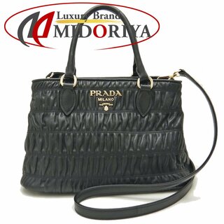 プラダ(PRADA)のPRADA プラダ 1BA173 ハンドバッグ 2WAY ナッパ レザー NERO アウトレット/251783【中古】(ハンドバッグ)