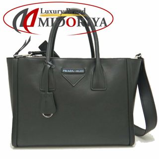 プラダ(PRADA)のPRADA プラダ 1BA183 ハンドバッグ GRACELUX 2WAY レザー NERO/251785【中古】(ハンドバッグ)