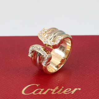 カルティエ(Cartier)のCartier カルティエ　C2 ダイヤリング　♯46 k18 7.0g(リング(指輪))